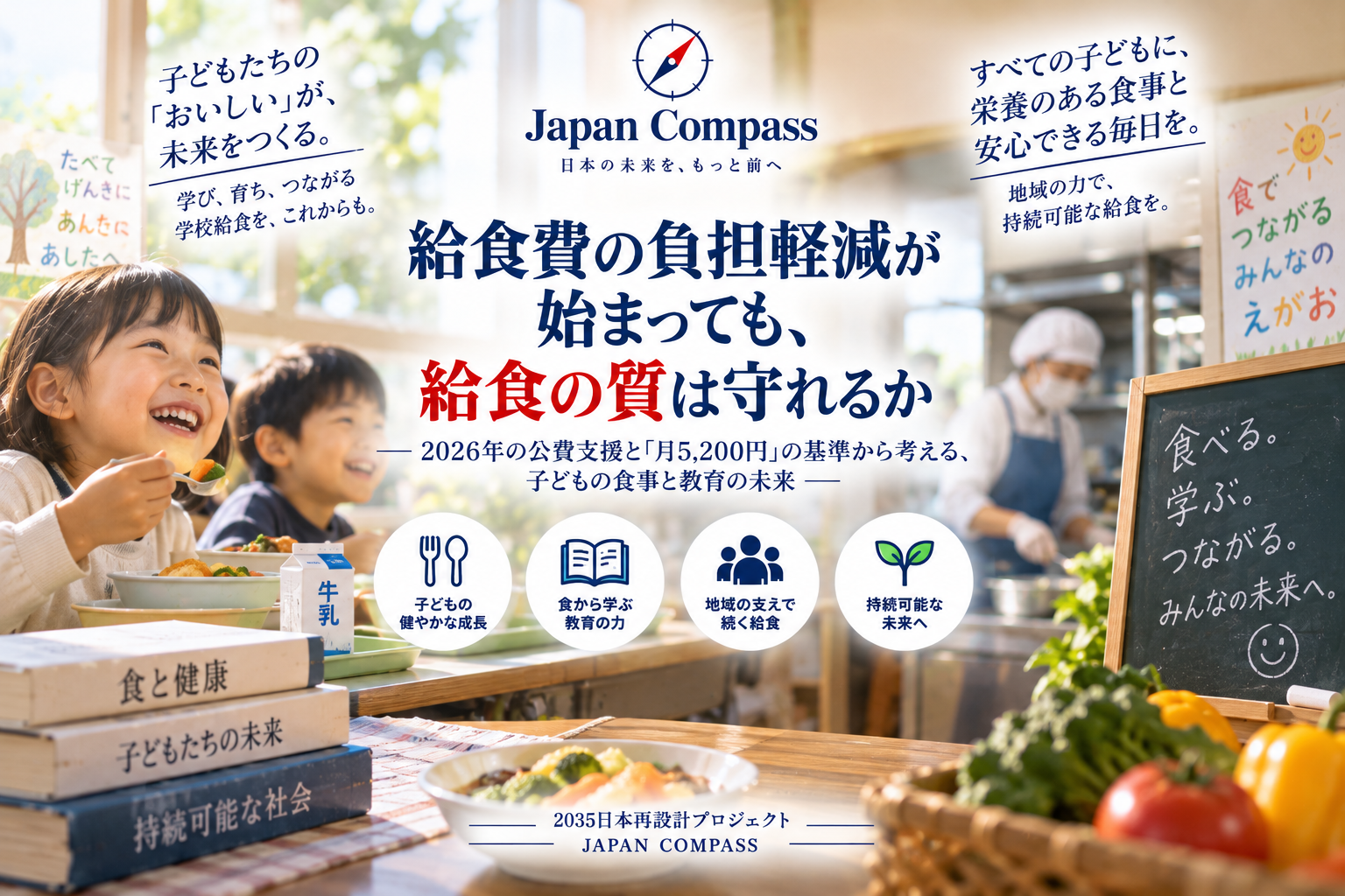 2026年4月から始まる学校給食費の負担軽減制度は、子育て世帯の金銭的負担を軽くする期待があるが、給食の質を守るための仕組みが求められている。食材費の価格上昇が影響を及ぼす可能性があり、保護者の負担削減と質の確保を両立させる必要がある。